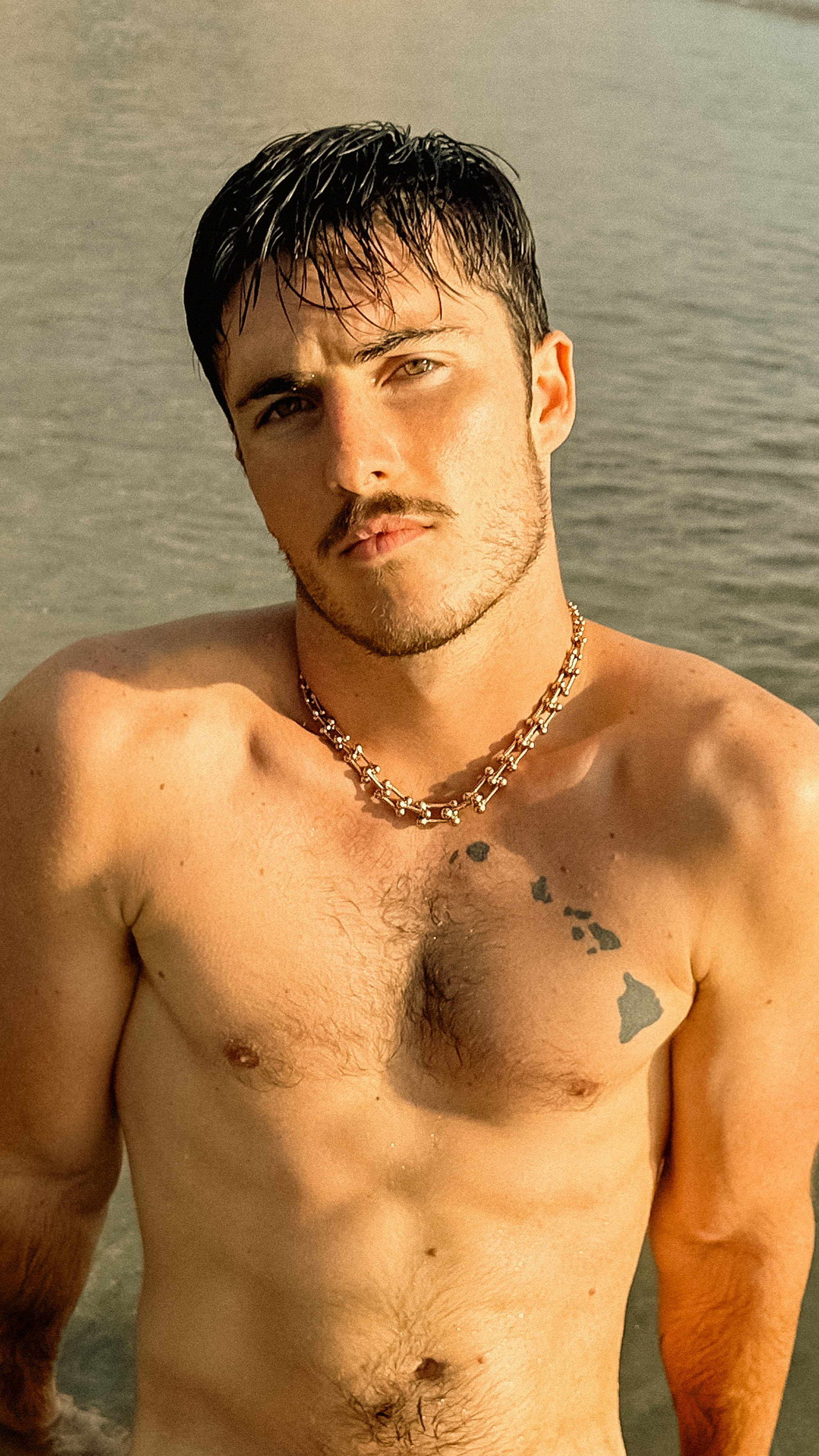 Graduated Link Necklace in Rose Gold