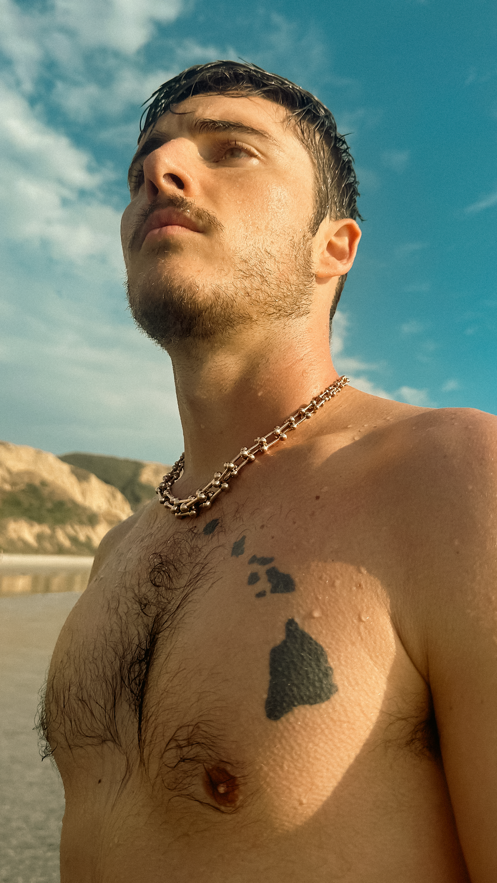 Graduated Link Necklace in Rose Gold