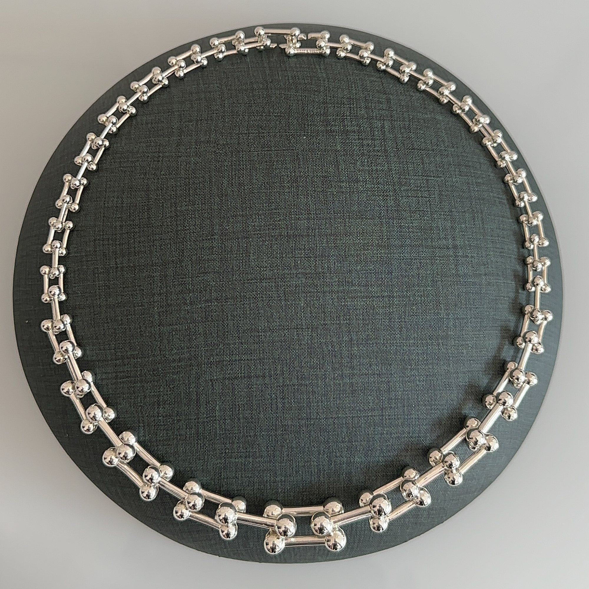 Graduated Link Necklace in Sterling Silver