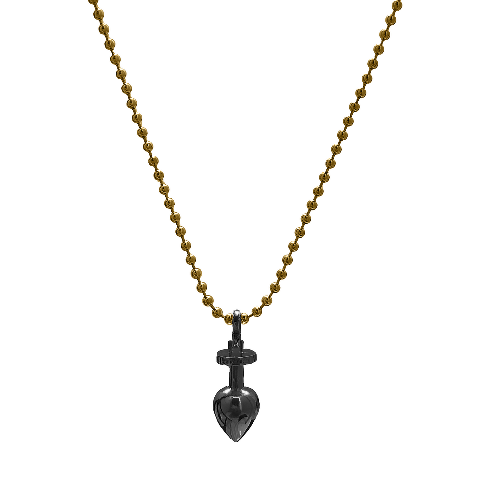 Charm: Plug in Black Gold