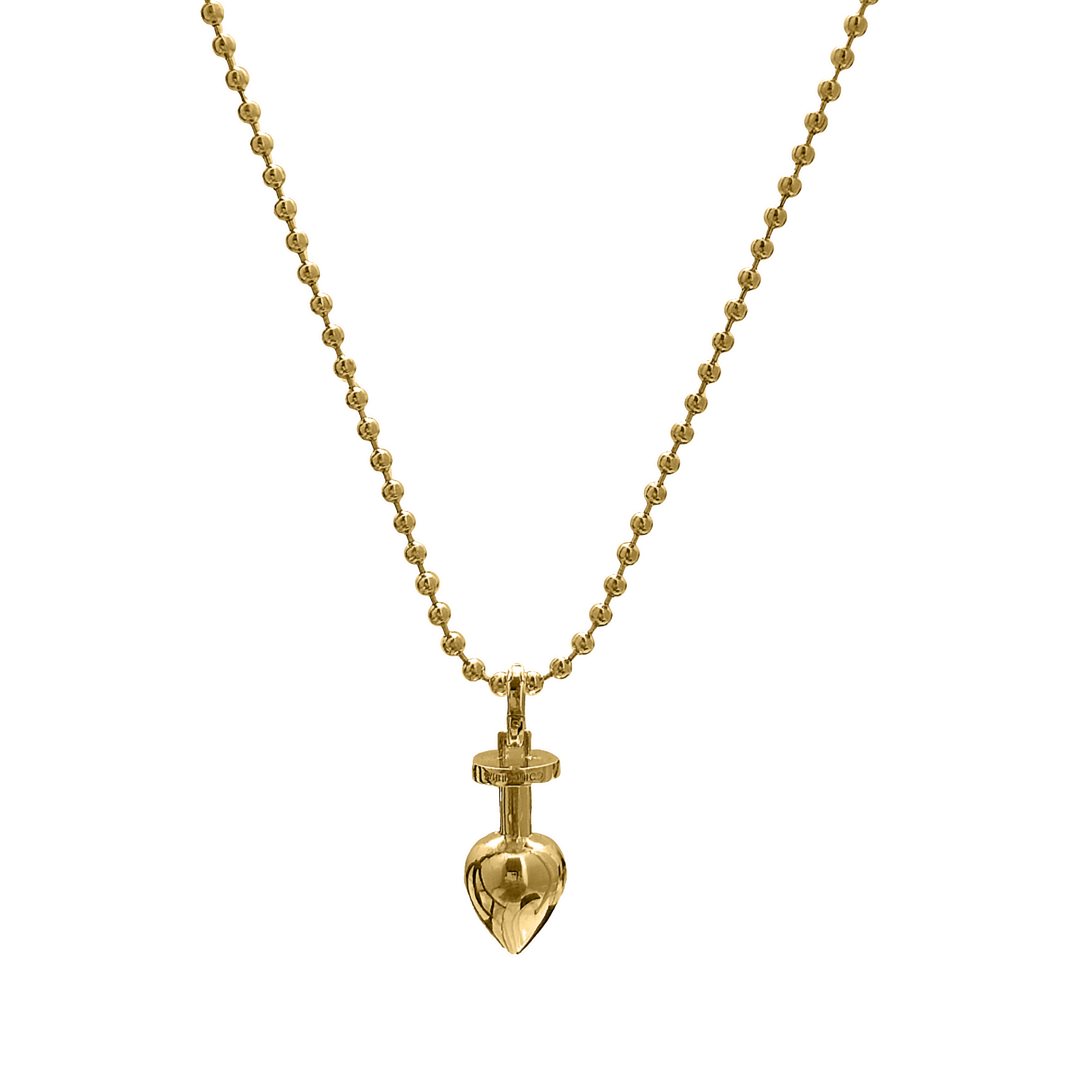 Charm: Plug in Yellow Gold
