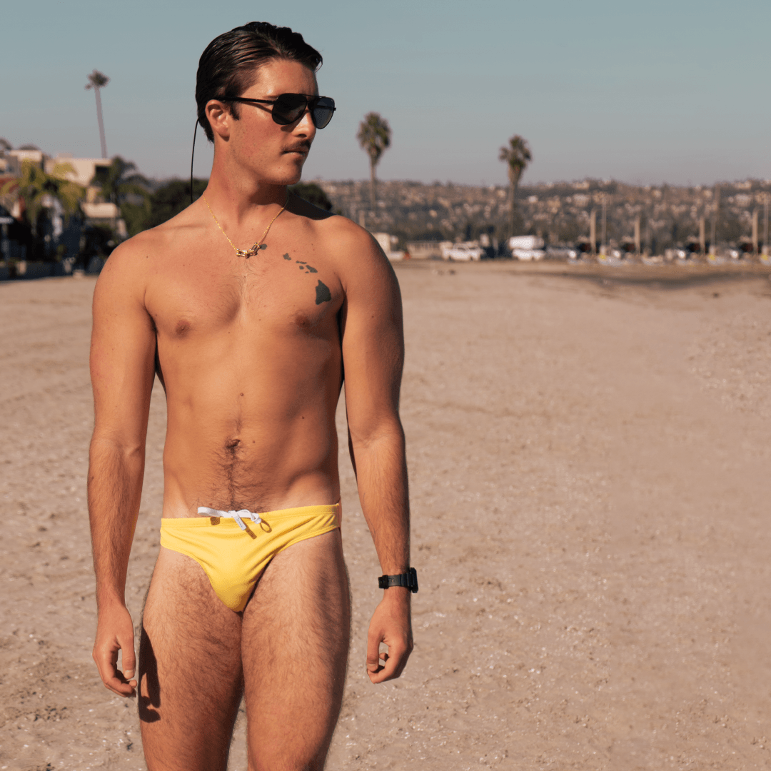 Mens 2025 banana swimsuit