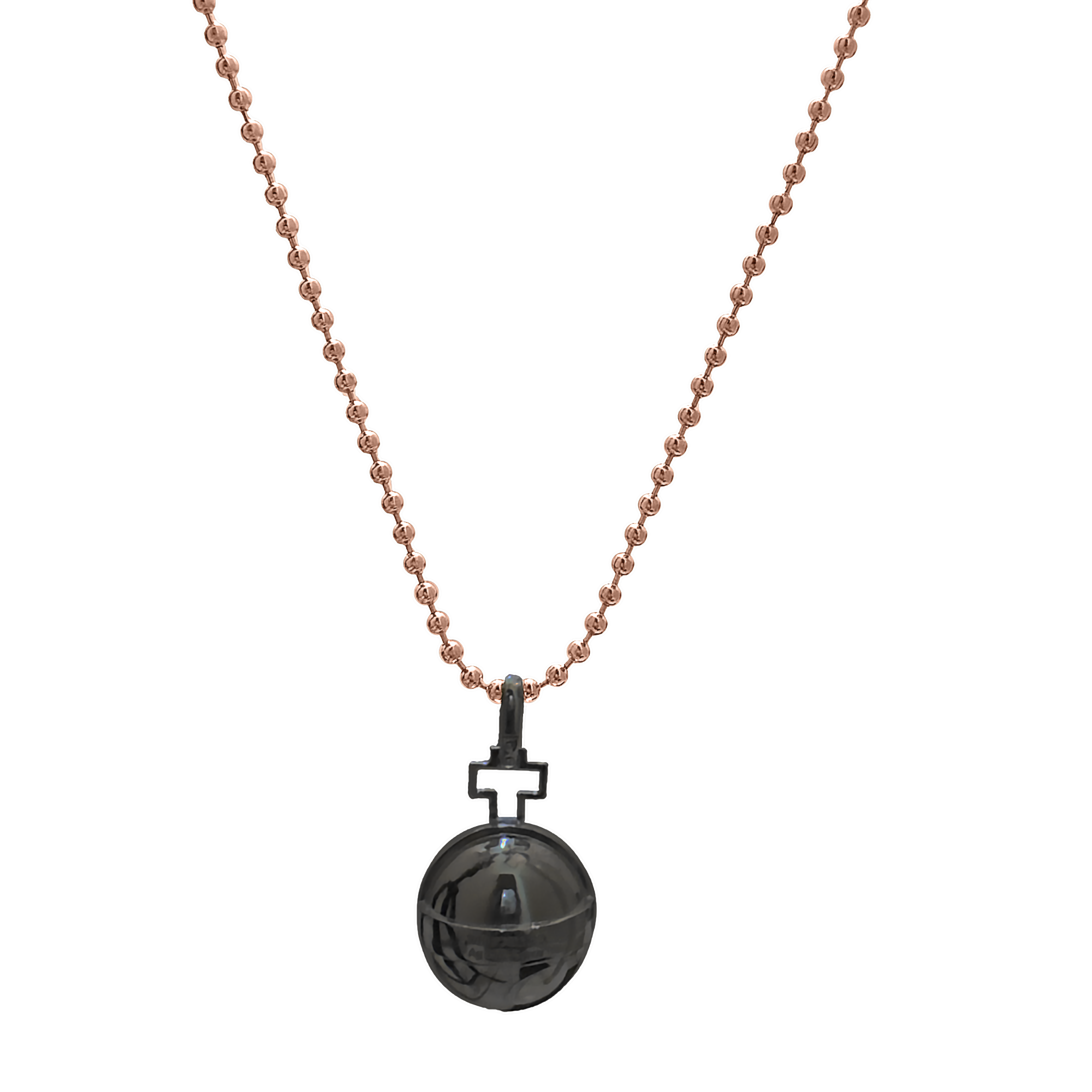 Charm: King Orb in Black Gold