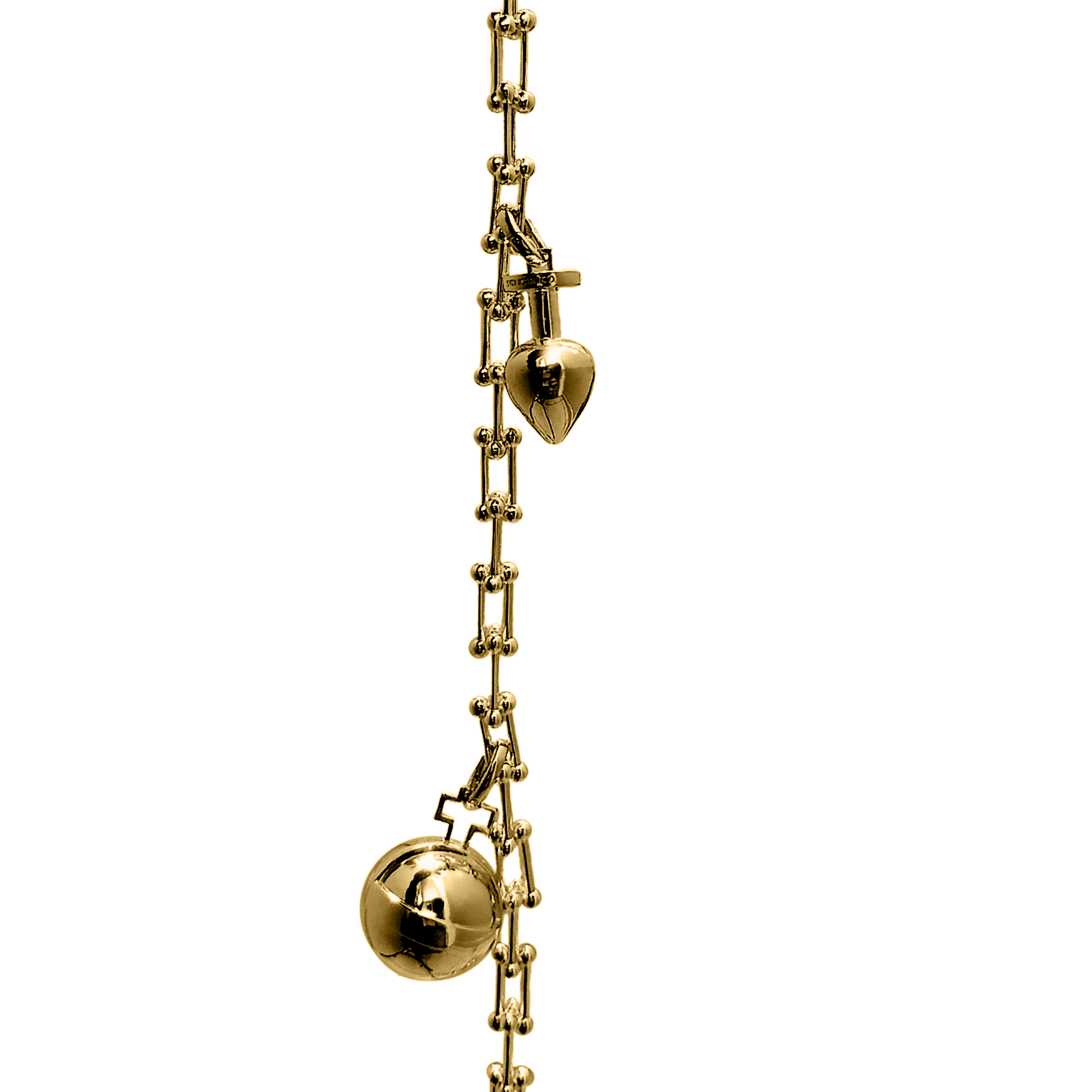 Double Tour Link Necklace in Yellow Gold