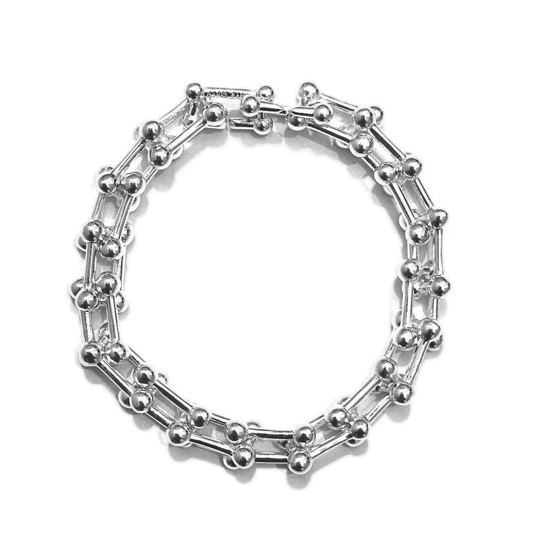 Link Bracelet Sterling Silver - SvenNordin Co.