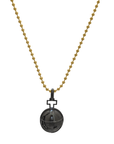 Charm: King Orb in Black Gold