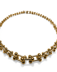 Graduated Link Necklace in Yellow Gold