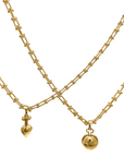 Double Tour Link Necklace in Yellow Gold