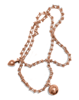 Double Tour Link Necklace in Rose Gold