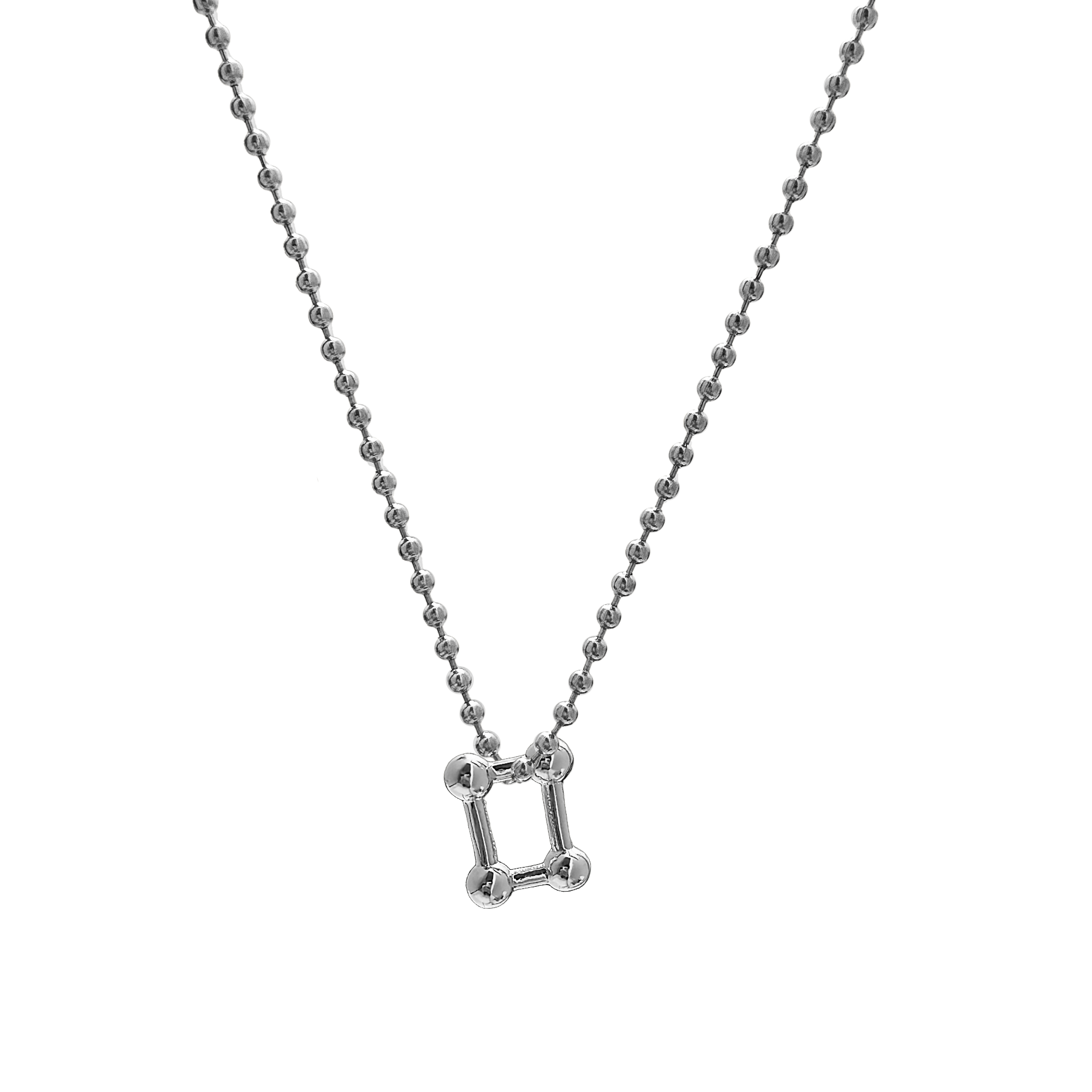 This classic Single Link Pendant necklace is a timeless addition to your jewelry collection. Crafted with sterling silver and a palladium-filled finish, this necklace creates an effortless, yet powerful and delicate look that is perfect to dress up any outfit with an elegant and tasteful touch. Sven &amp; Co.