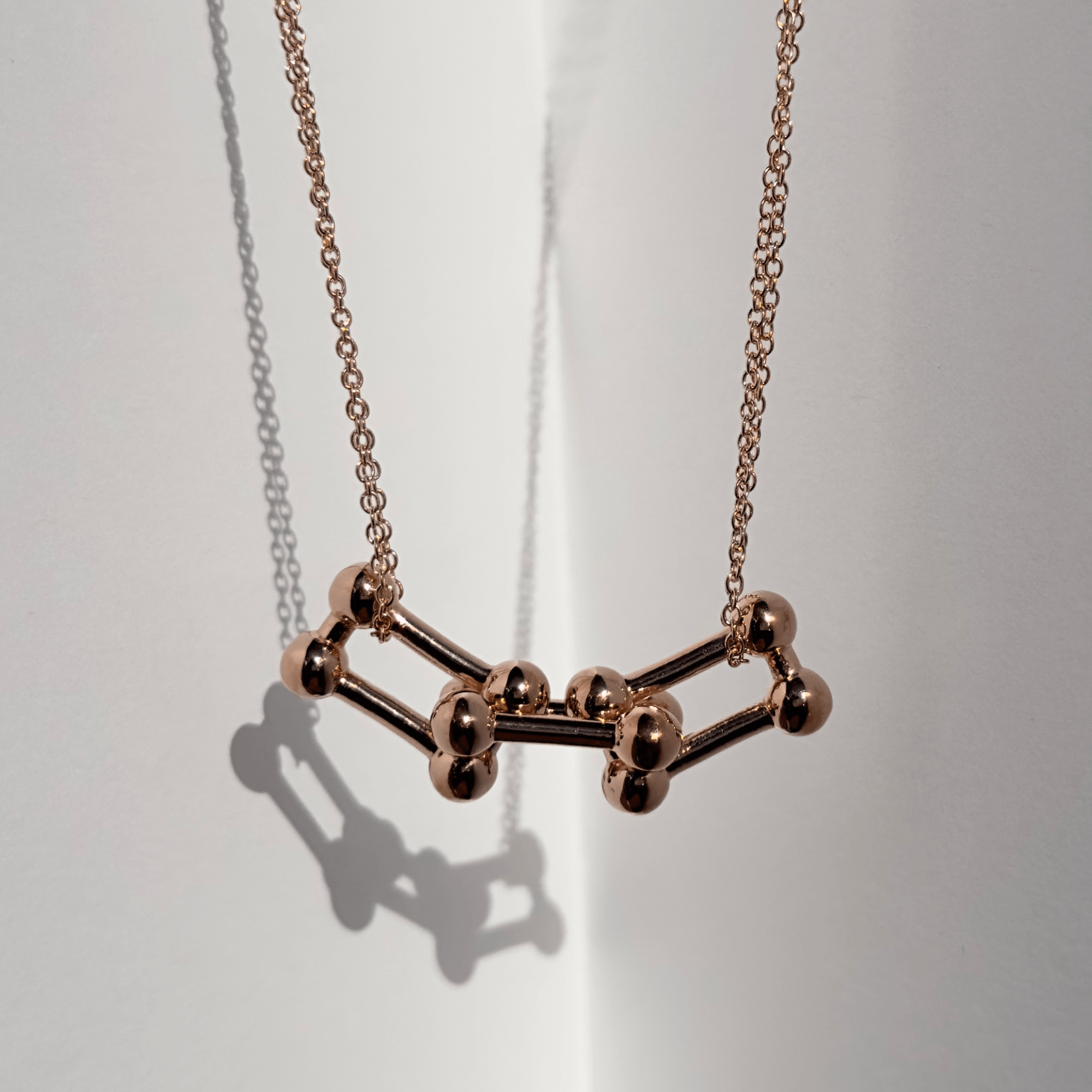 Triple Link Pendant 18k Rose Gold - SvenNordin Co.